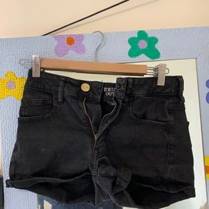 black american eagle shorts